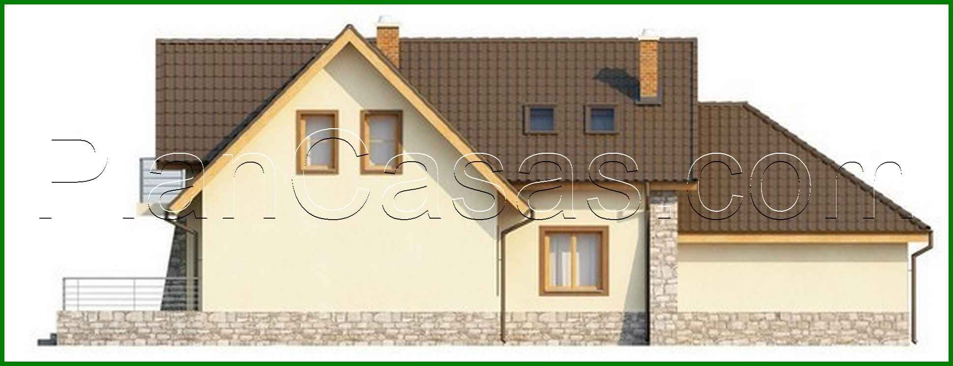 Galería de visualizaciones - Proyecto de casa con garaje para dos coches y terraza