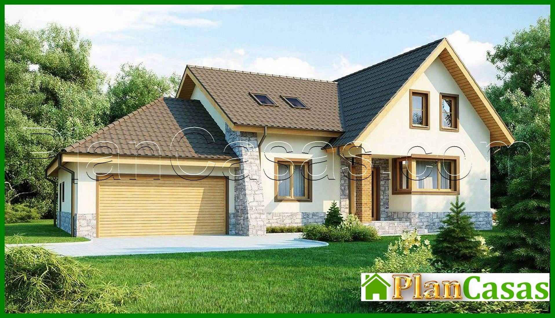 Galería de visualizaciones - Proyecto de casa con garaje para dos coches y terraza