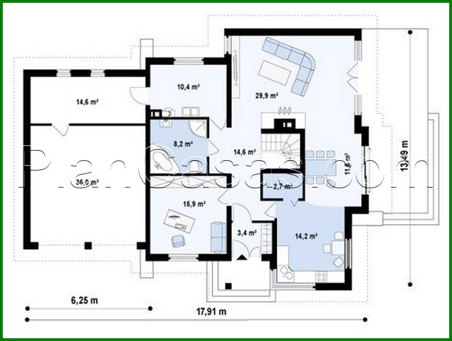 Galería de visualizaciones - Proyecto de casa con garaje para dos coches y terraza