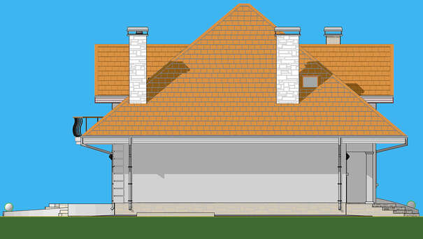 Galería de visualizaciones - Proyecto de una casa moderna de 316 m² con planta baja