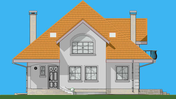 Galería de visualizaciones - Proyecto de una casa moderna de 316 m² con planta baja