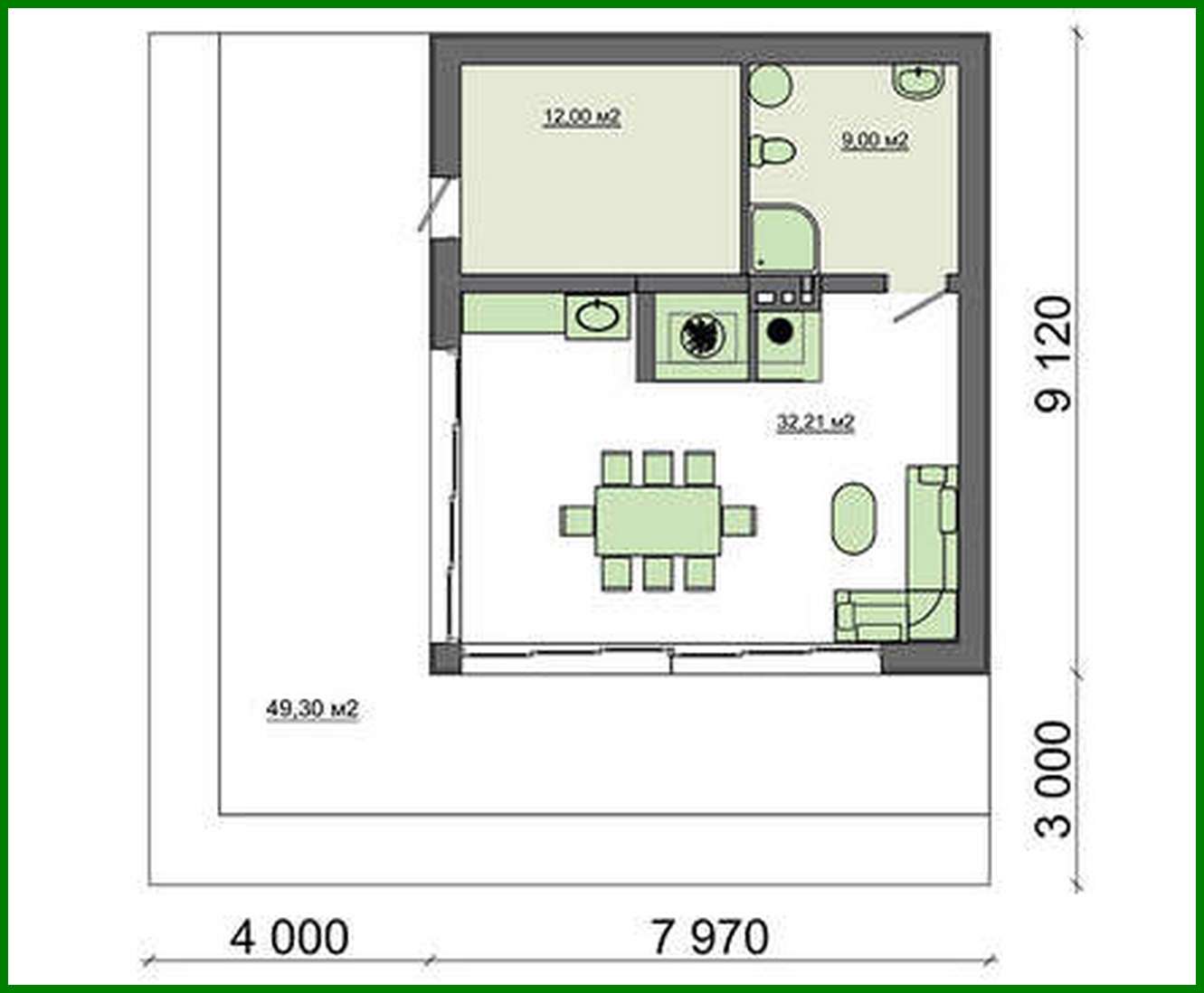 Galería de visualizaciones - Proyecto de una casa pequeña