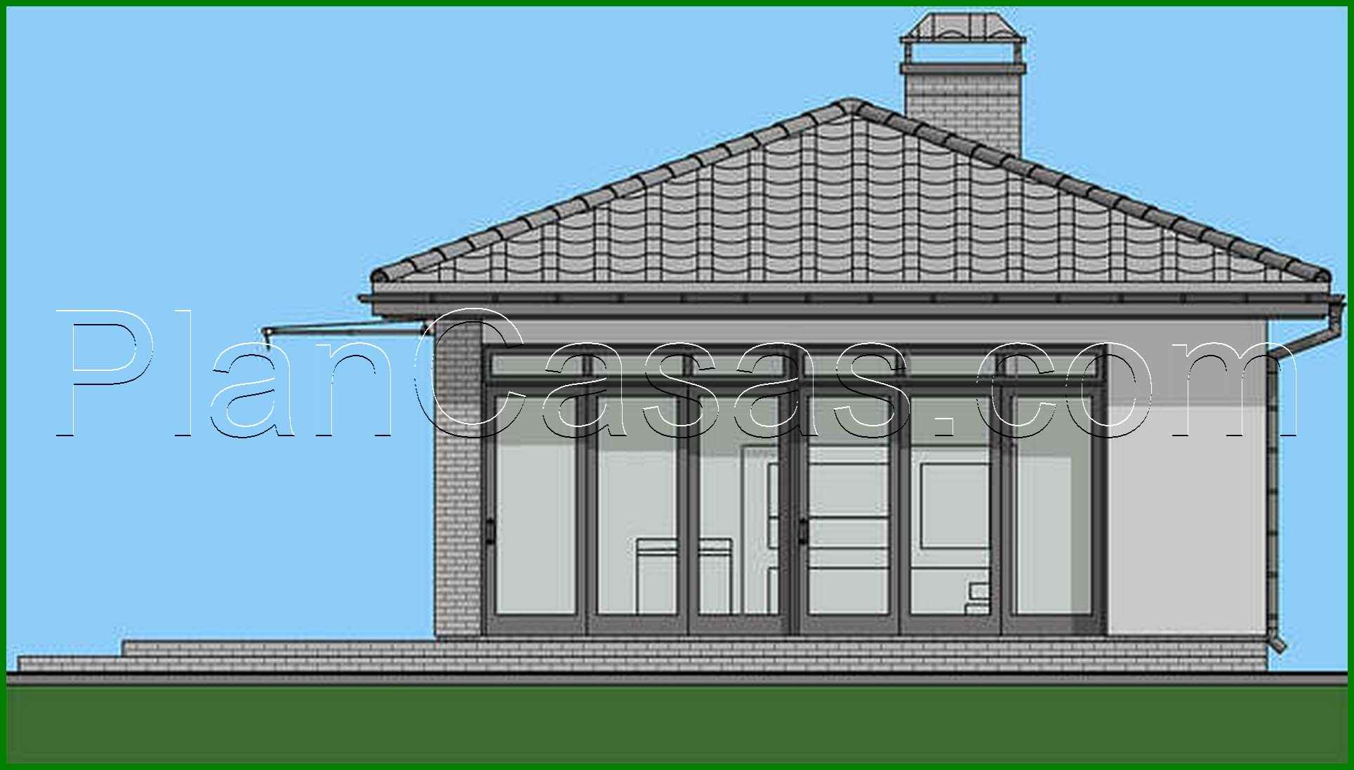 Galería de visualizaciones - Proyecto de una casa pequeña