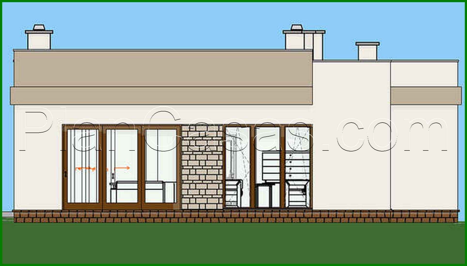 Visualization gallery - Beautiful small house with pool