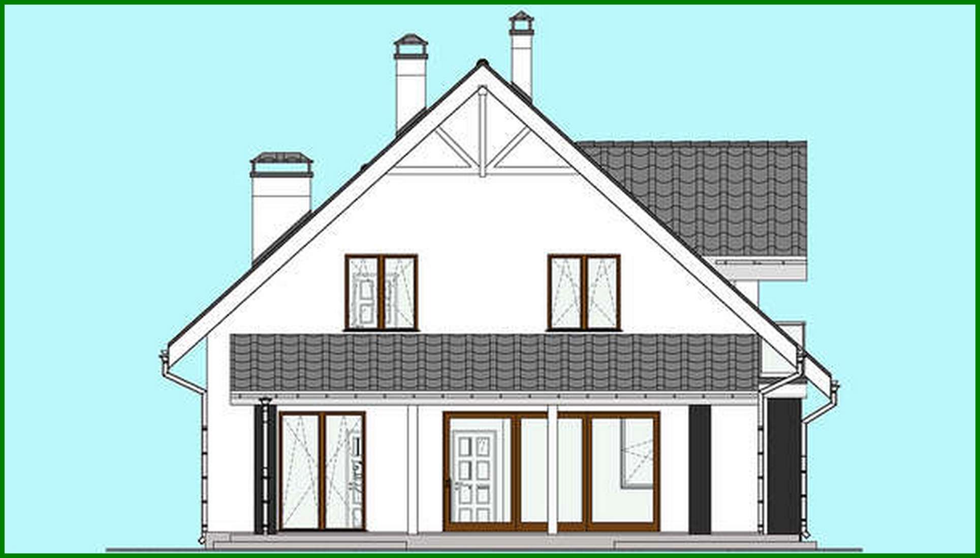 Galería de visualizaciones - Proyecto de una casa compacta de dos plantas de 174 m² con exterior blanco y negro