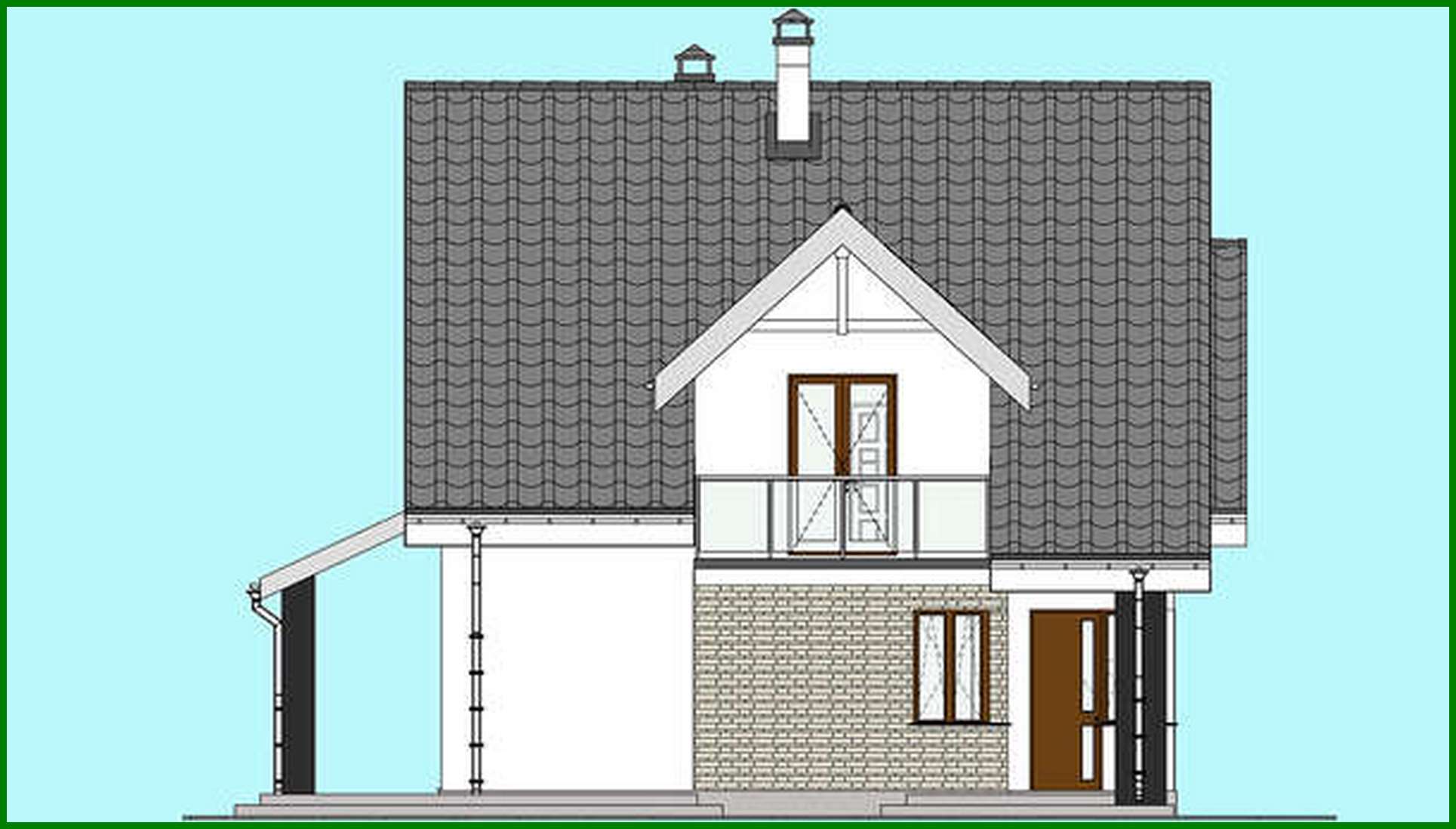 Galería de visualizaciones - Proyecto de una casa compacta de dos plantas de 174 m² con exterior blanco y negro