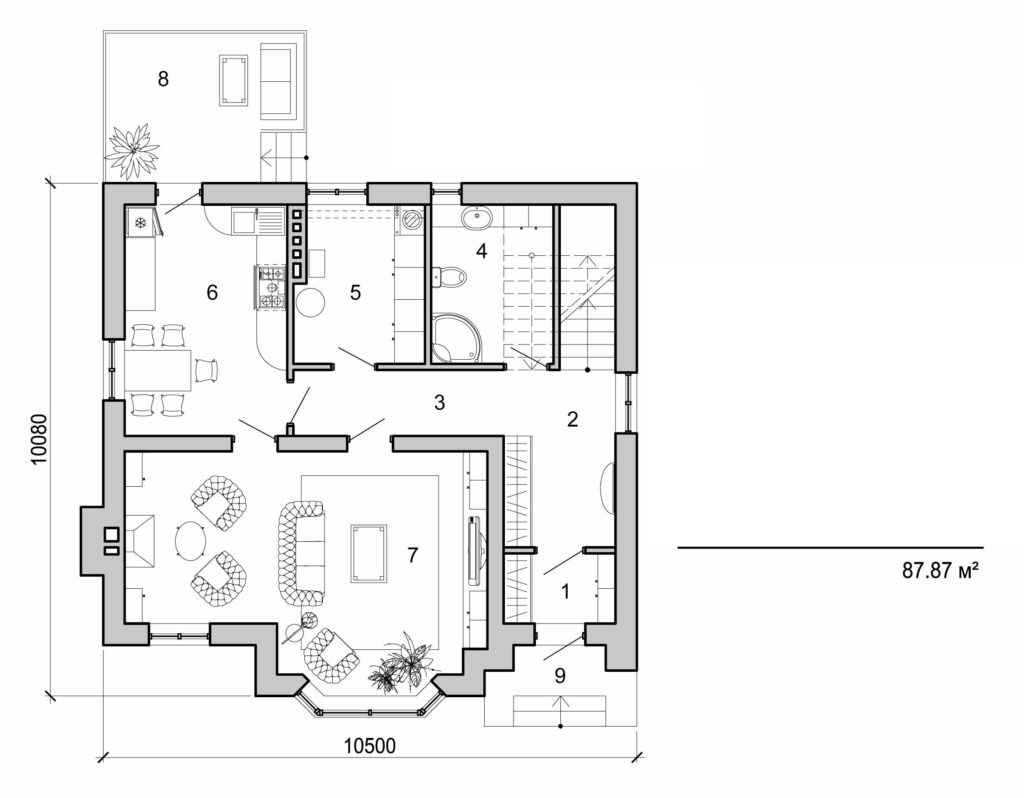 Galería de visualizaciones - Hermosa casa de campo