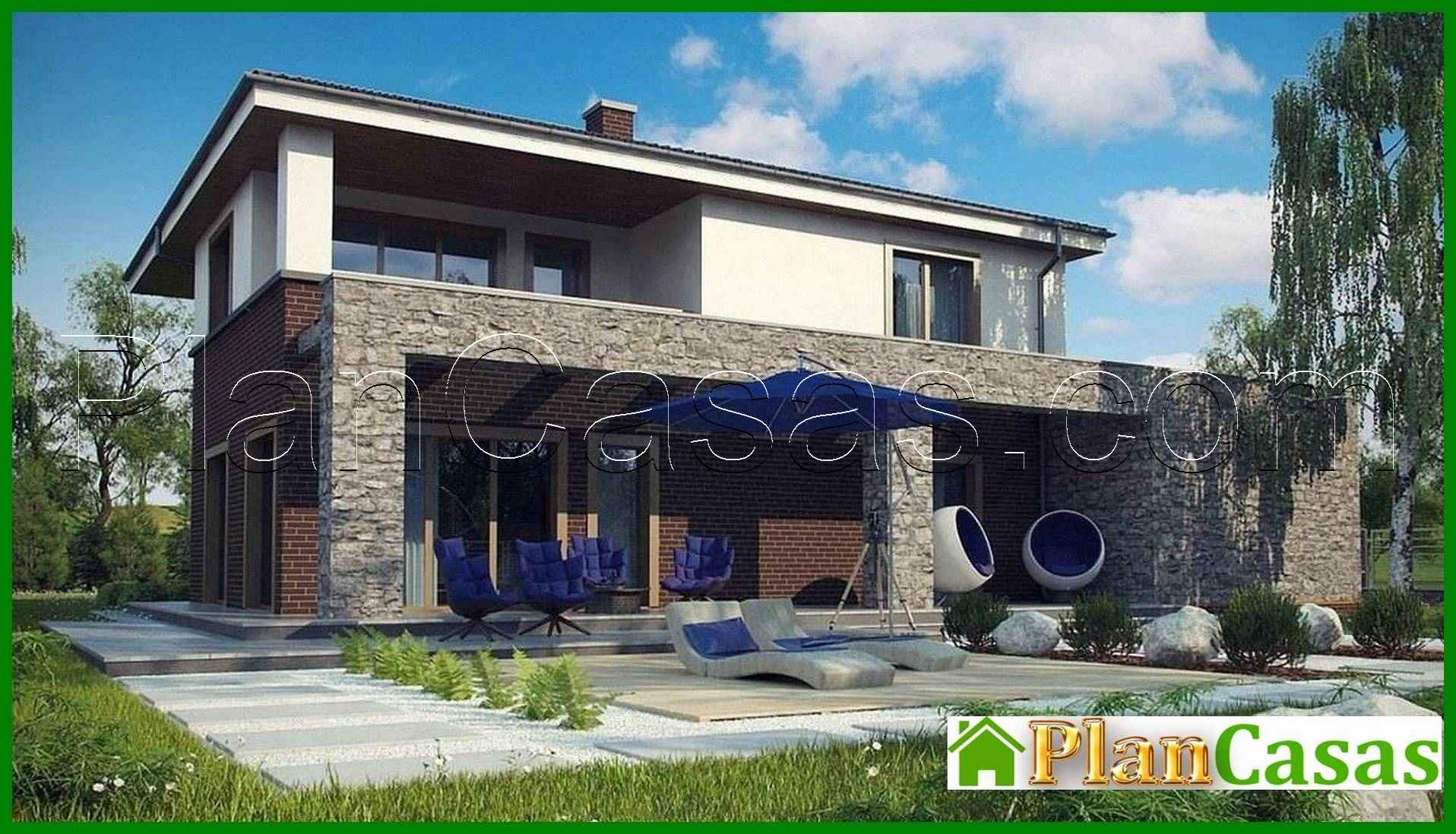 Galería de visualizaciones - Proyecto de una casa clásica de dos plantas con detalles modernos