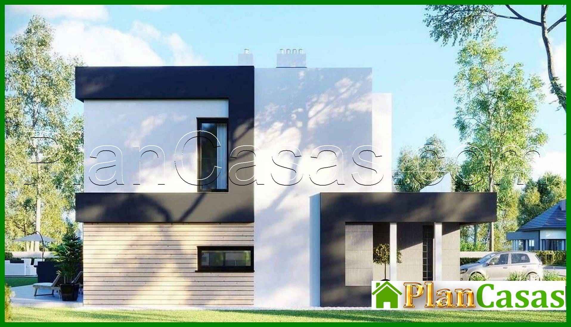 Galería de visualizaciones - Casa de dos plantas con seis dormitorios