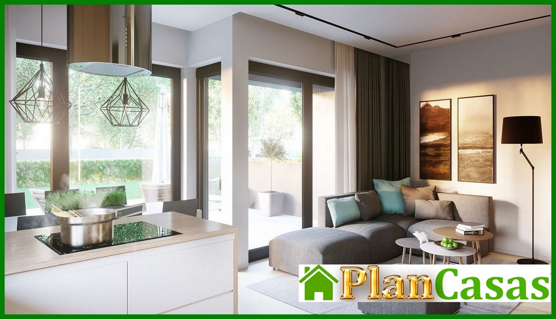 Galería de visualizaciones - Casa de dos plantas con seis dormitorios