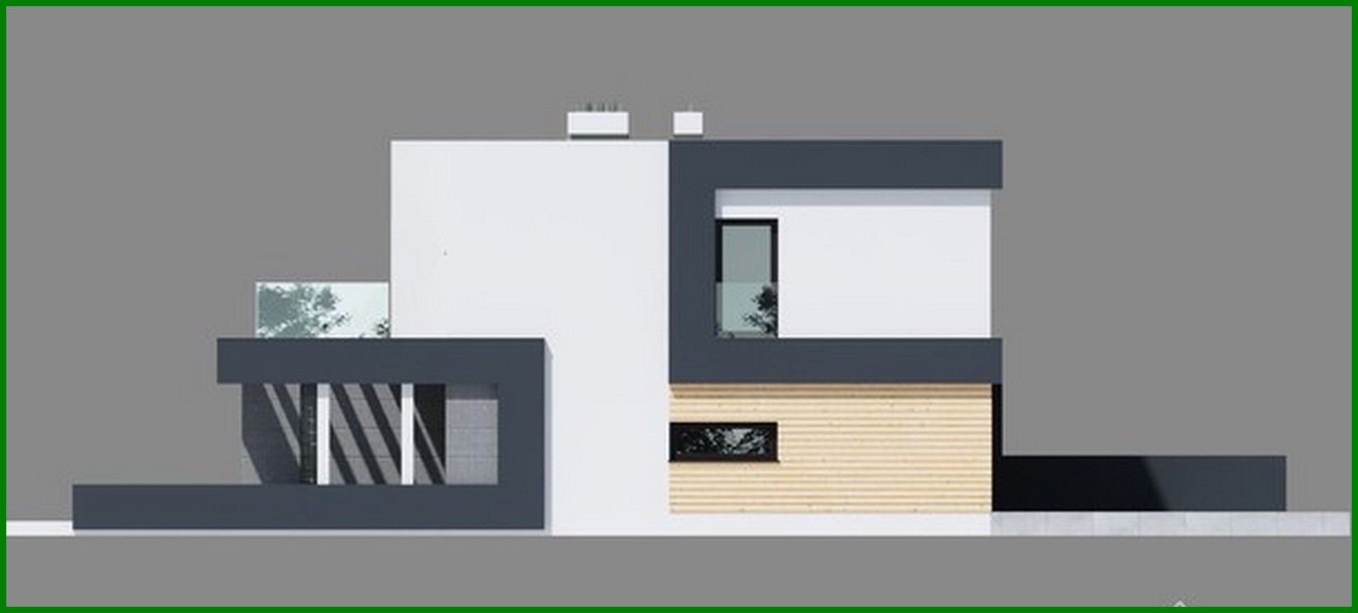 Galería de visualizaciones - Casa de dos plantas con seis dormitorios