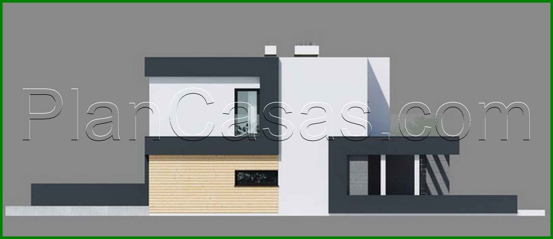 Galería de visualizaciones - Casa de dos plantas con seis dormitorios