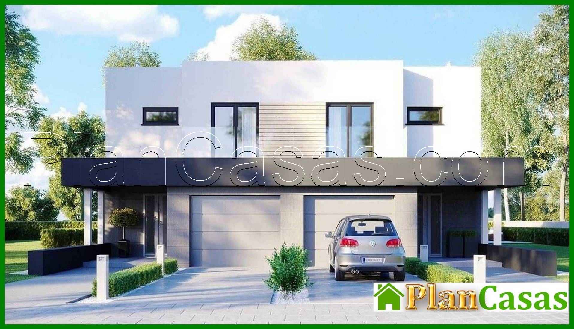 Galería de visualizaciones - Casa de dos plantas con seis dormitorios