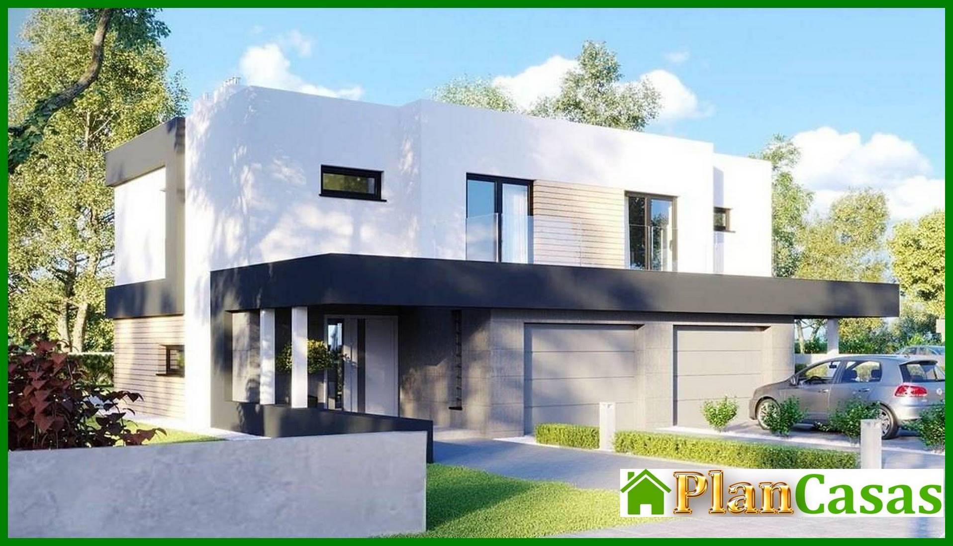 Galería de visualizaciones - Casa de dos plantas con seis dormitorios