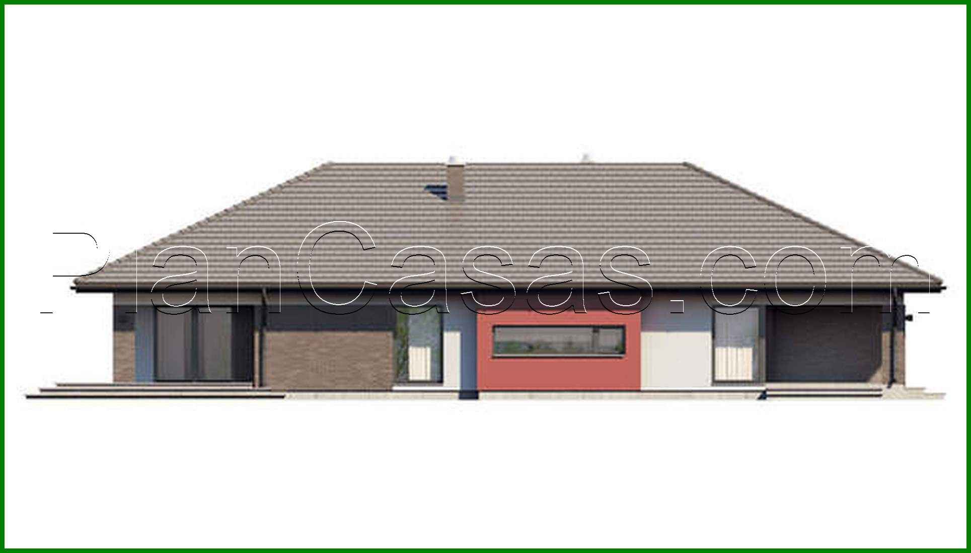 Galería de visualizaciones - Atractivo proyecto de casa de una planta con 3 dormitorios