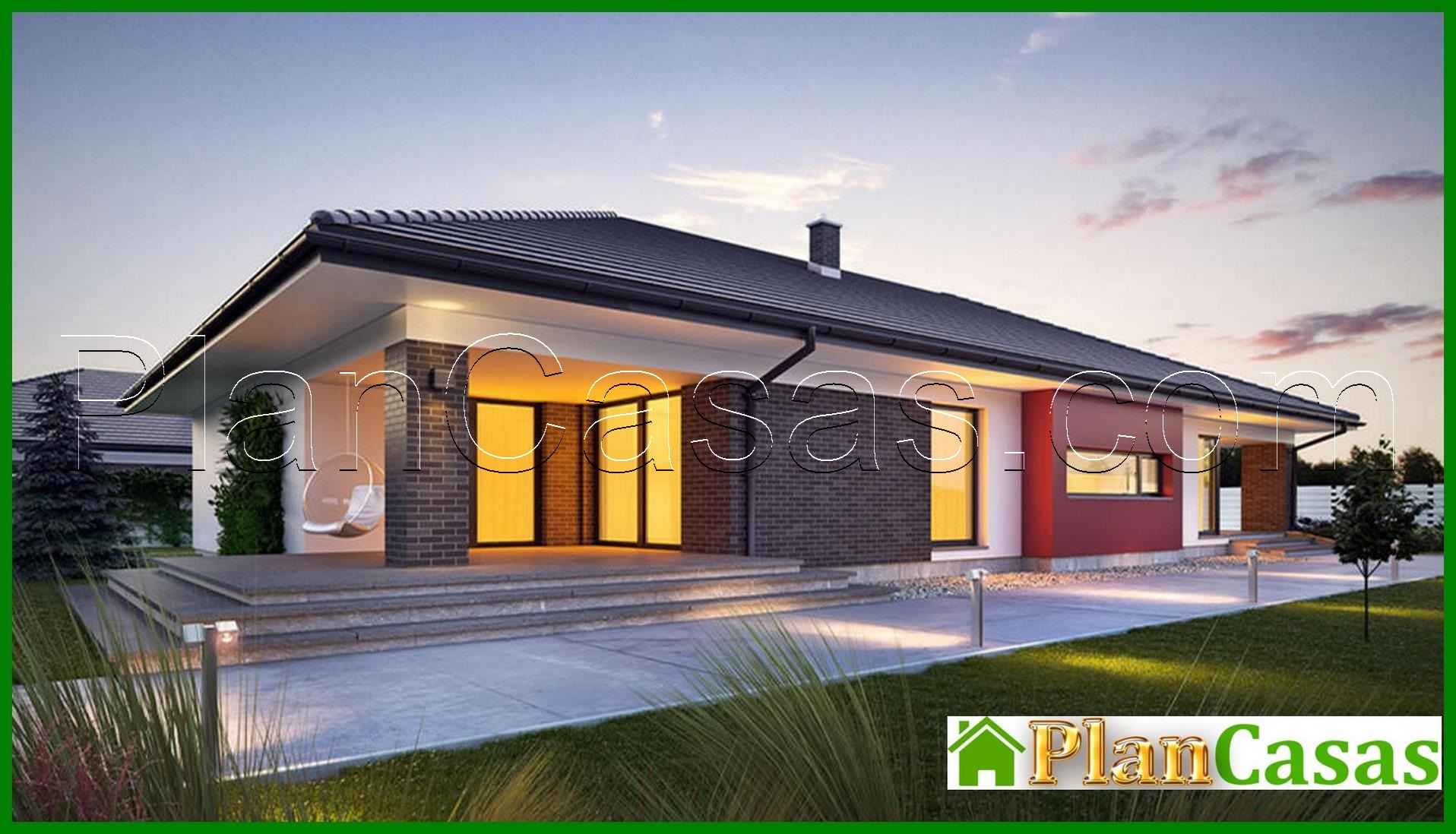 Atractivo proyecto de casa de una planta con 3 dormitorios