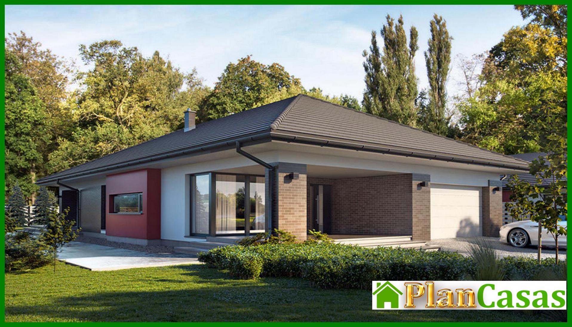 Galería de visualizaciones - Atractivo proyecto de casa de una planta con 3 dormitorios