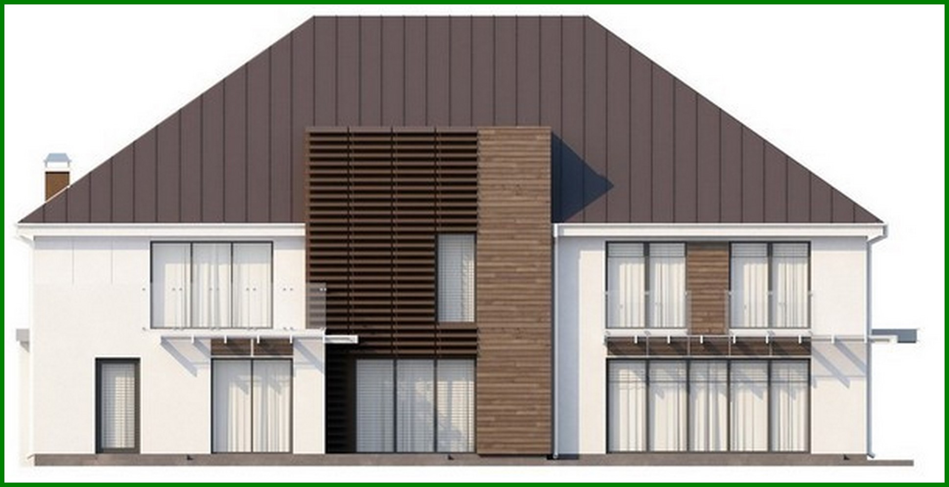 Galería de visualizaciones - Proyecto de una elegante mansión moderna