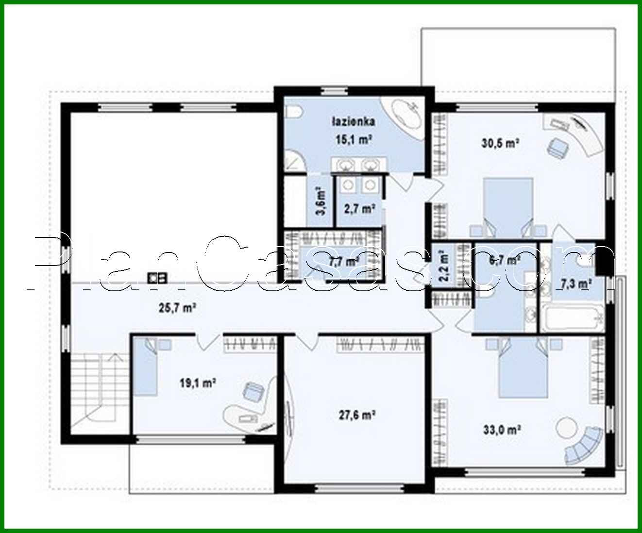Galería de visualizaciones - Proyecto de una elegante mansión moderna