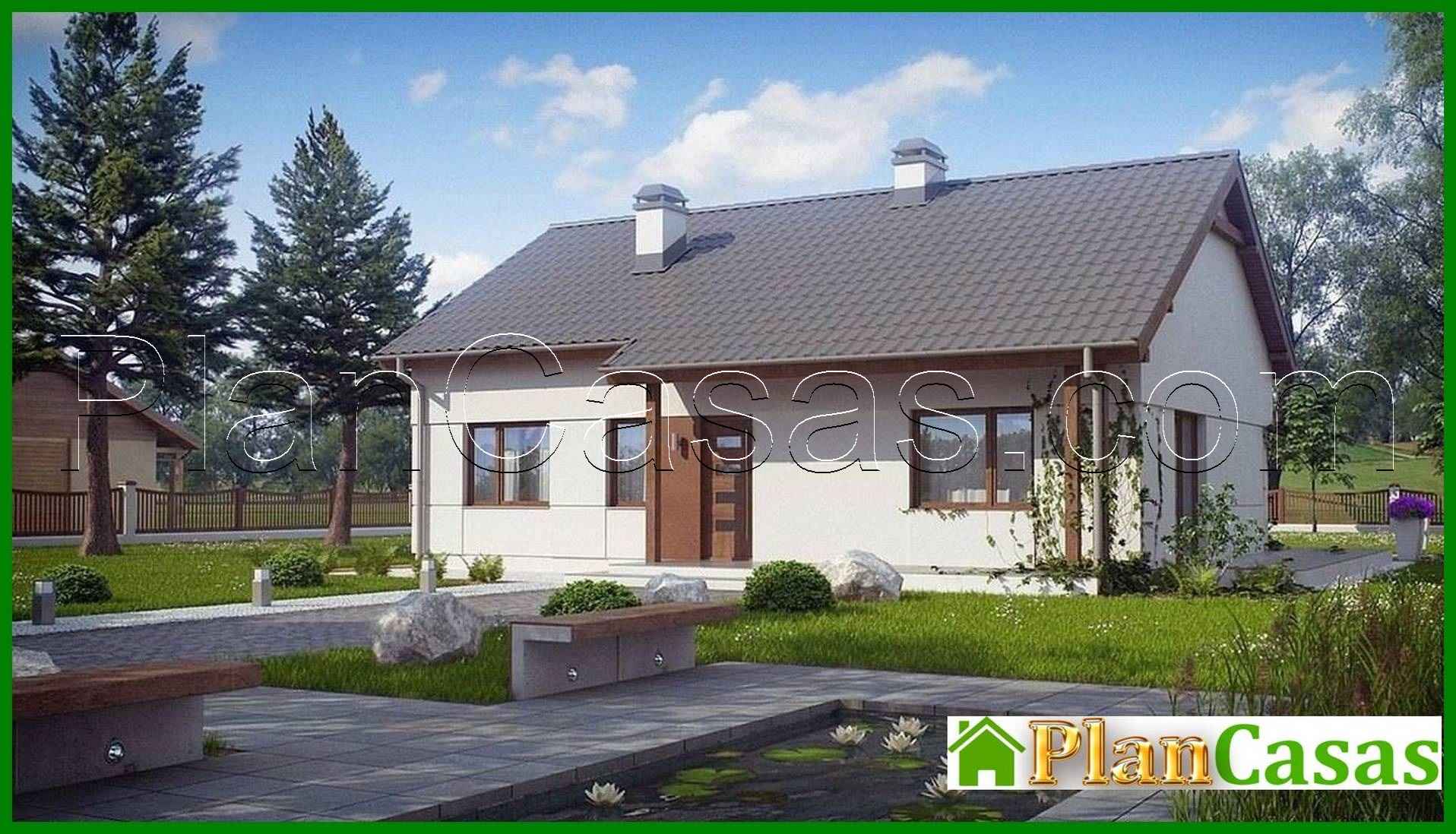 Proyecto de una sencilla casa de una planta con ático