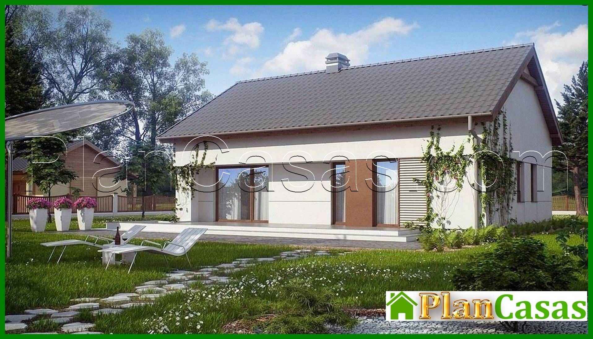 Galería de visualizaciones - Proyecto de una sencilla casa de una planta con ático