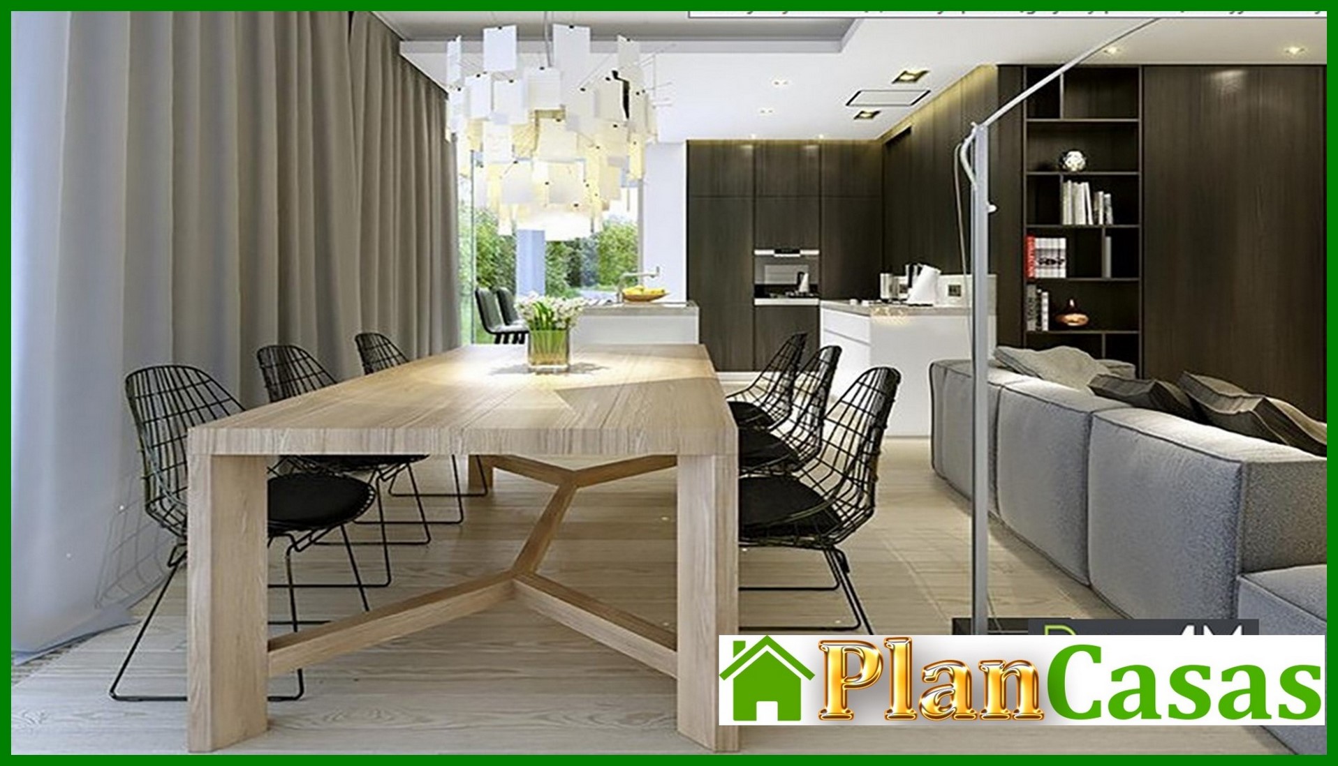 Galería de visualizaciones - Edificio residencial de una planta con piscina