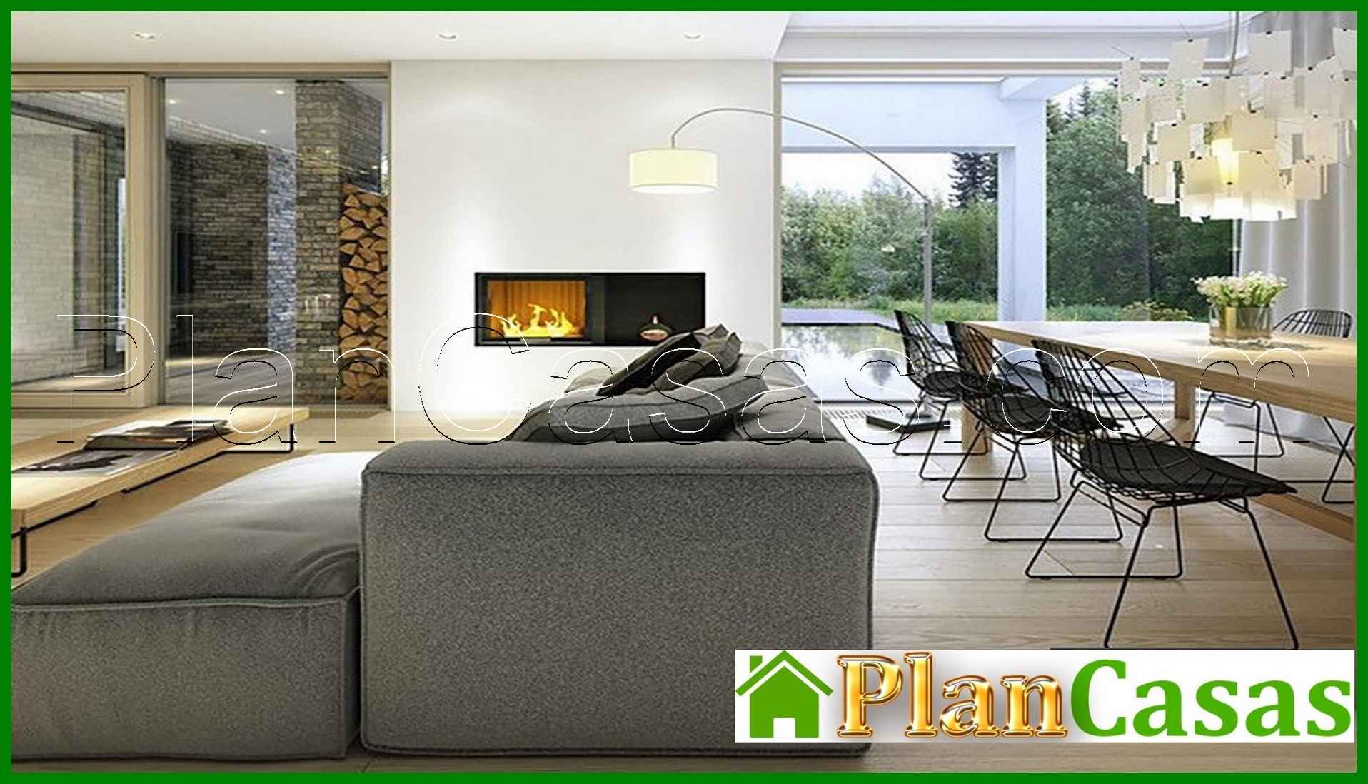 Galería de visualizaciones - Edificio residencial de una planta con piscina