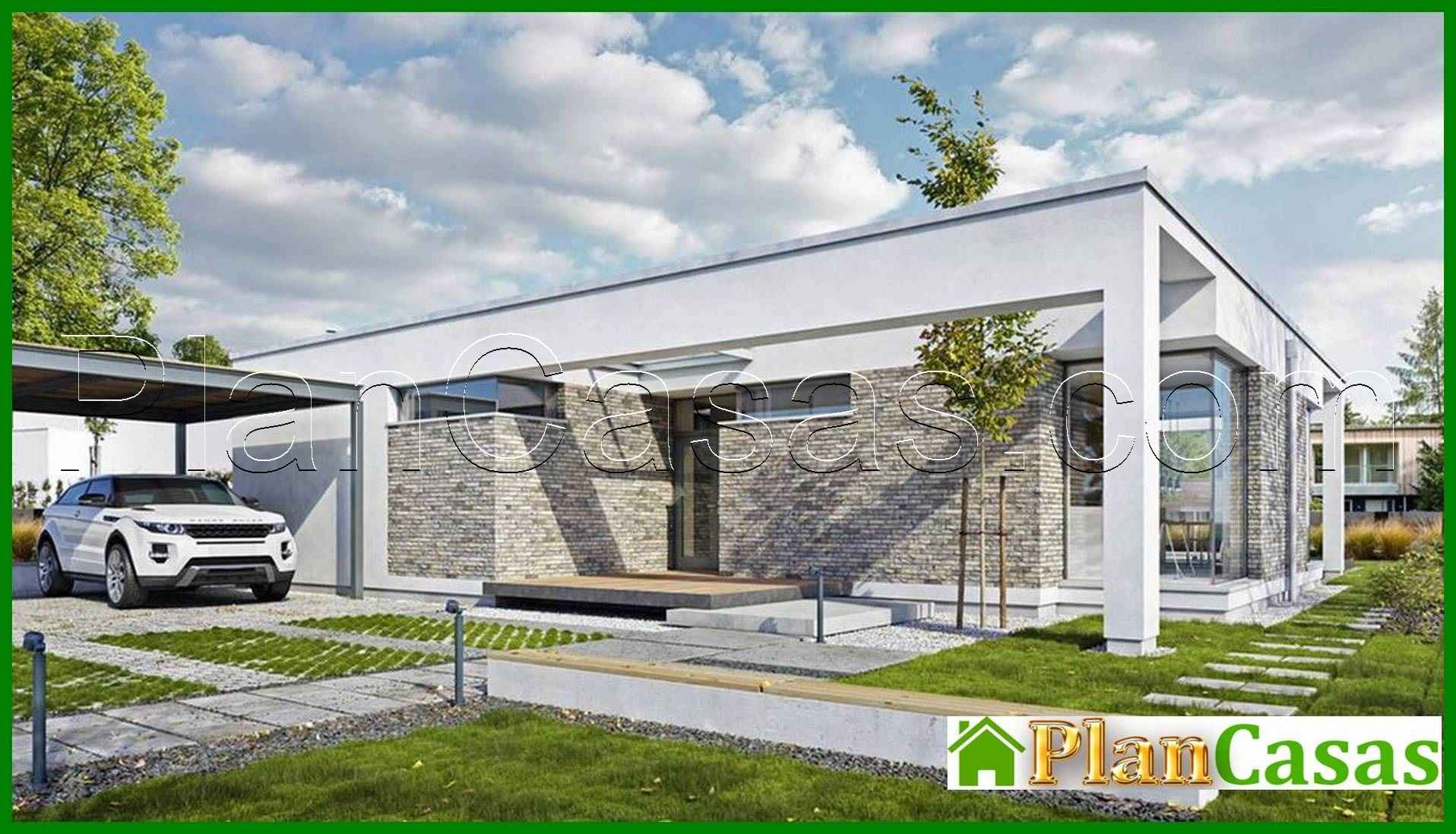 Galería de visualizaciones - Edificio residencial de una planta con piscina