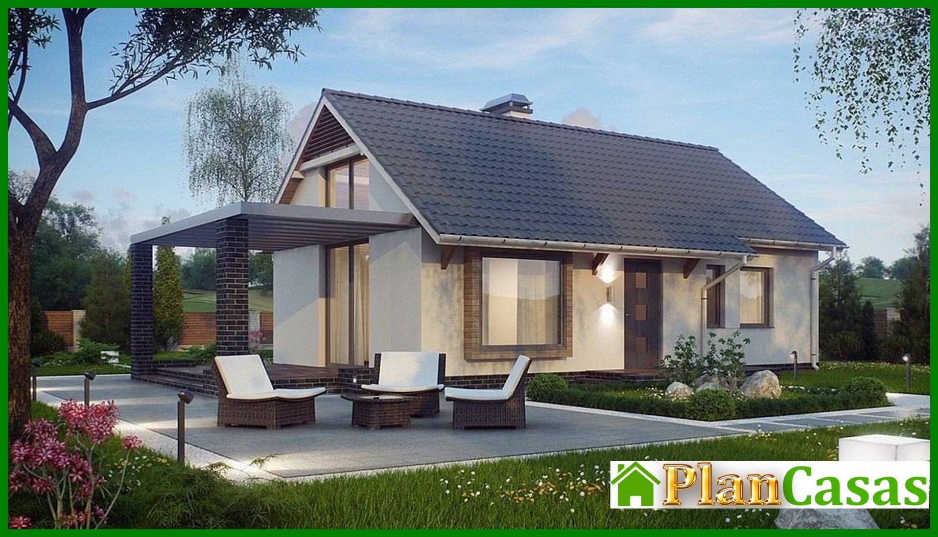 The project of a small one-story cottage