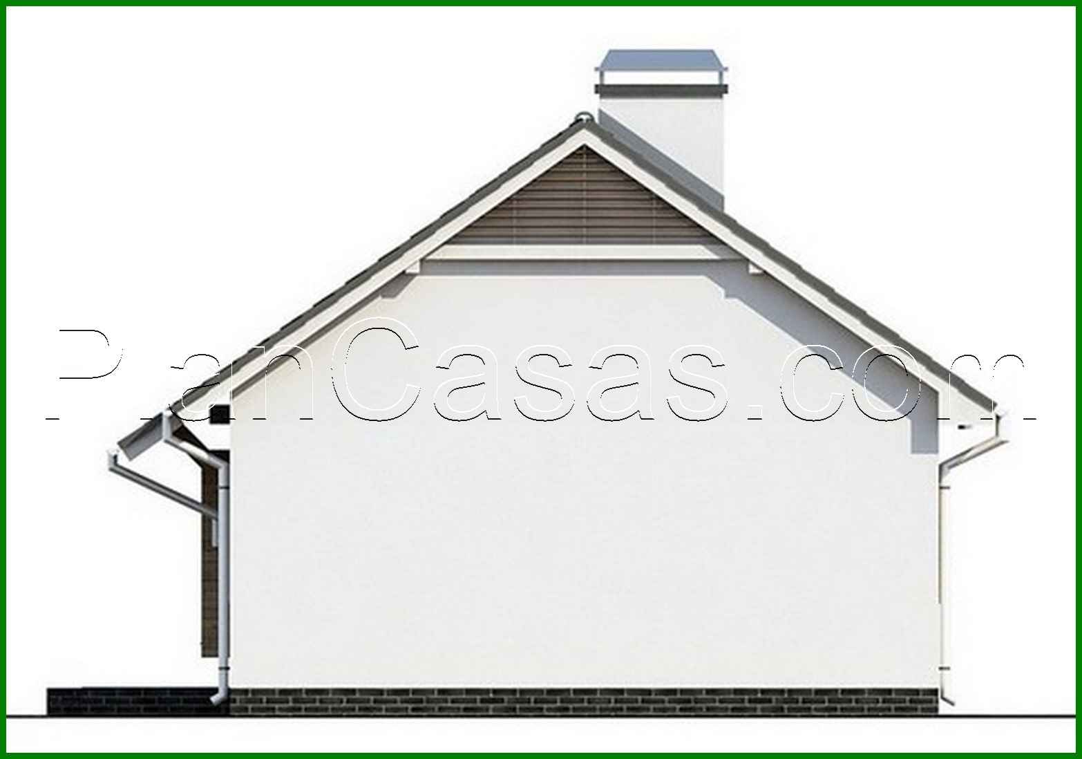 Visualization gallery - The project of a small one-story cottage