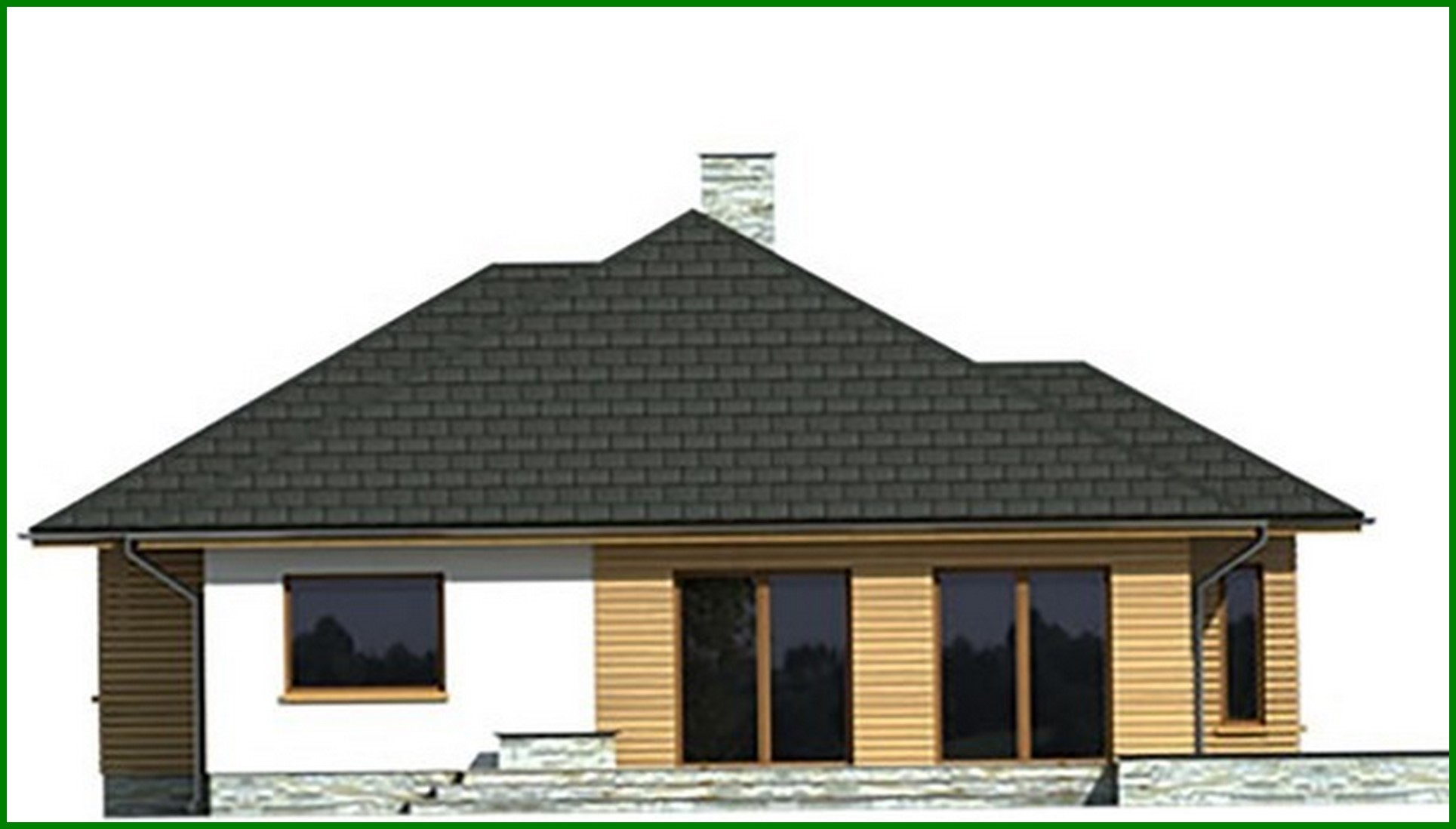 Galería de visualizaciones - Casa moderna con un área habitable de más de 100 m²