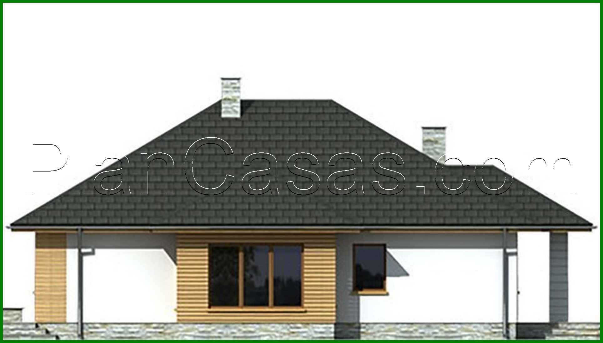 Galería de visualizaciones - Casa moderna con un área habitable de más de 100 m²