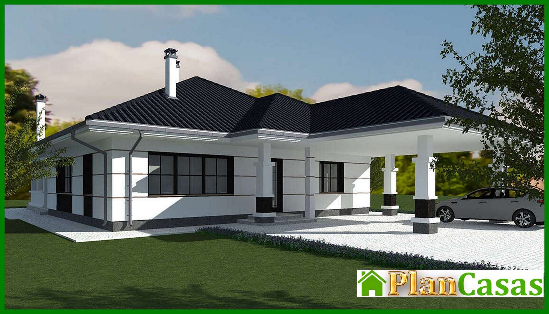 The project of the magnificent cottage area of 170 square meters. m with ground floor