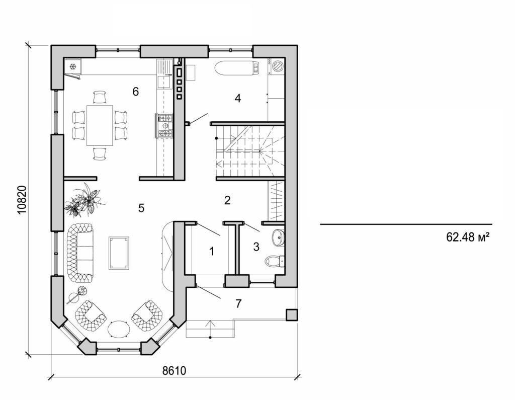 Galería de visualizaciones - Casa de dos plantas