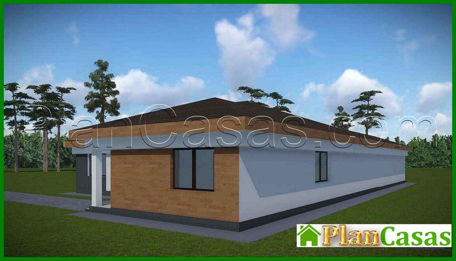 Visualization gallery - Architectural project of a house on several blocks