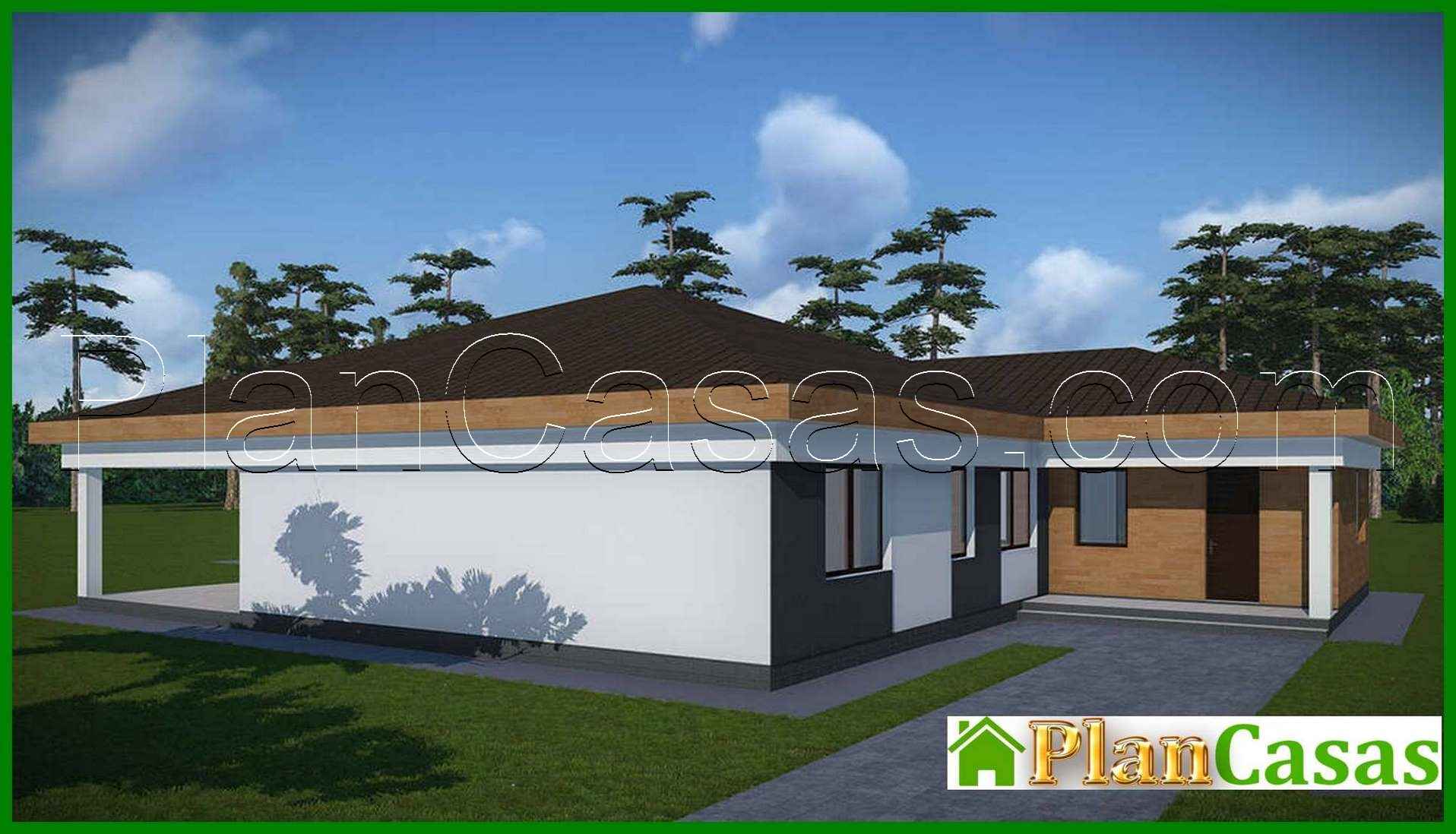 Visualization gallery - Architectural project of a house on several blocks