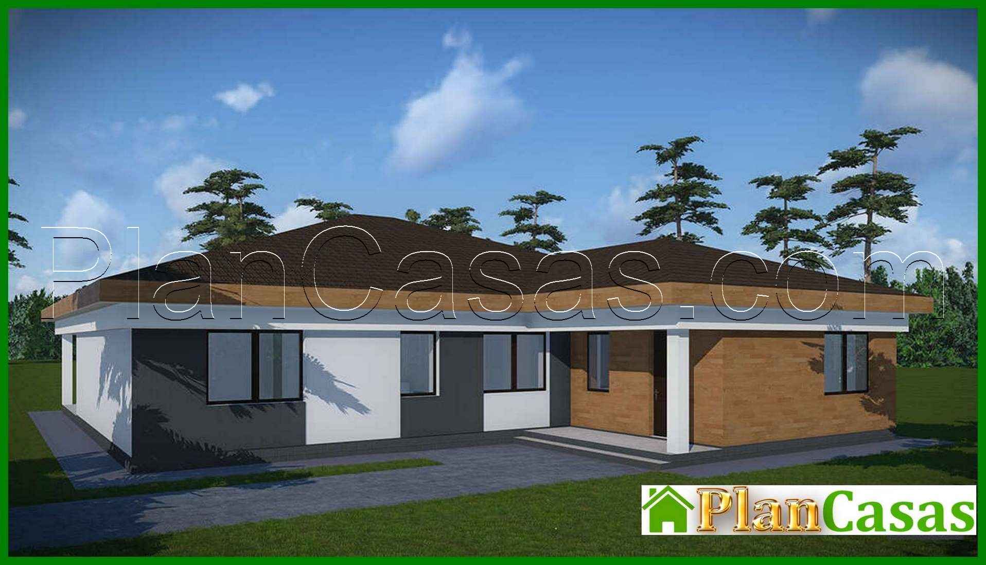 Visualization gallery - Architectural project of a house on several blocks