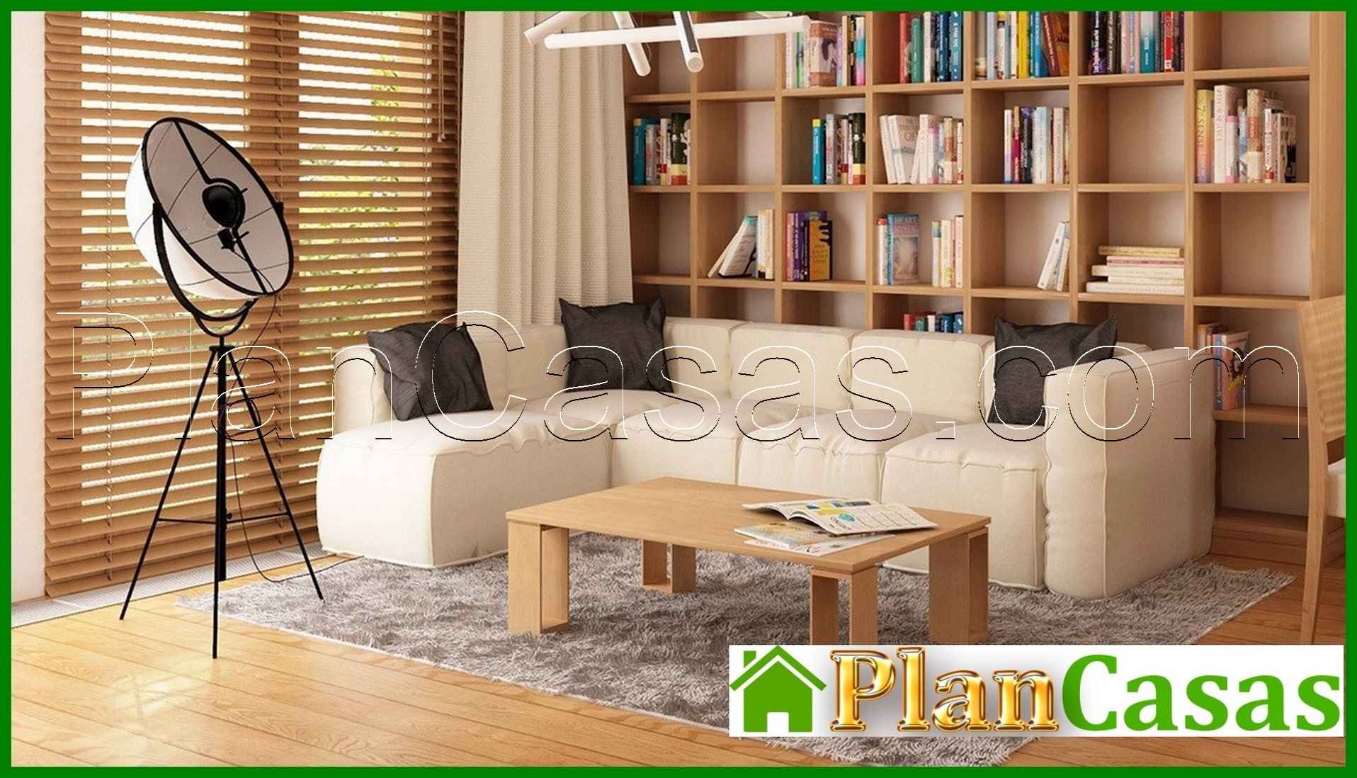 Galería de visualizaciones - Proyecto de una casa con techo a varias aguas, mirador y chimenea