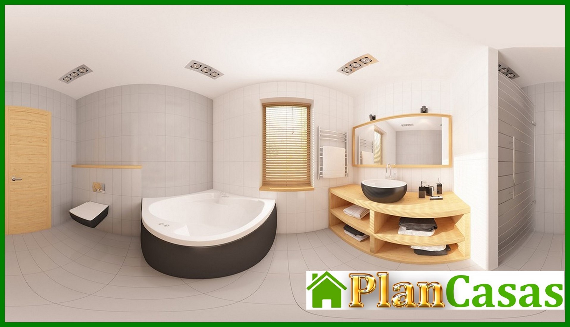 Galería de visualizaciones - Proyecto de una casa con techo a varias aguas, mirador y chimenea