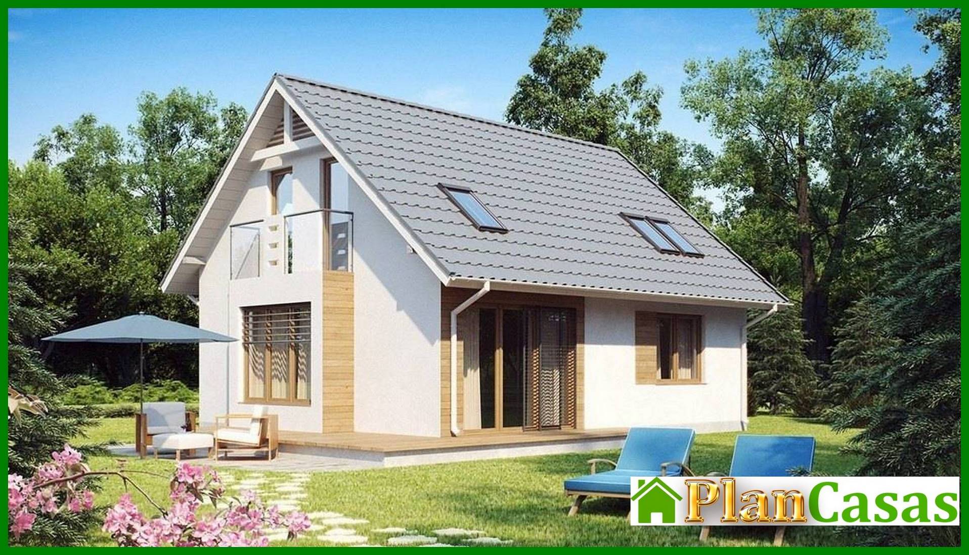 Proyecto de una casa con mirador en el comedor