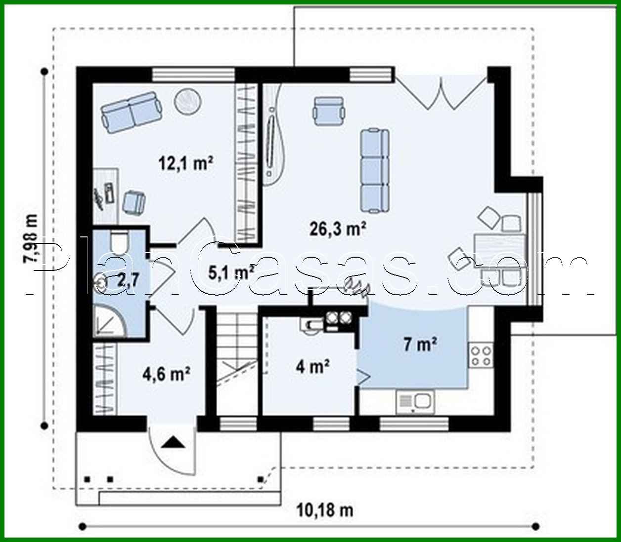 Galería de visualizaciones - Proyecto de una casa con mirador en el comedor