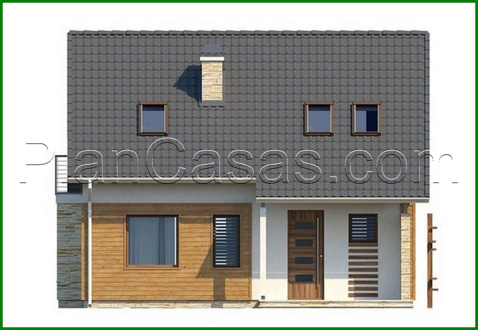 Visualization gallery - House project with an office on the ground floor