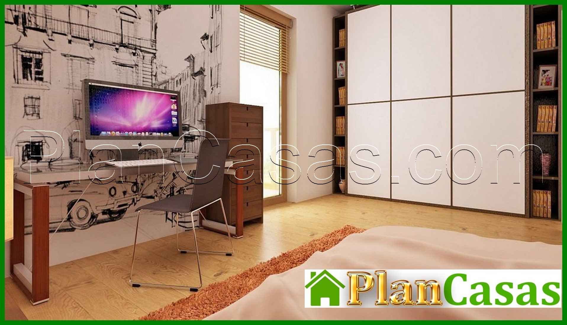 Galería de visualizaciones - Proyecto de una casa con loft de estilo tradicional