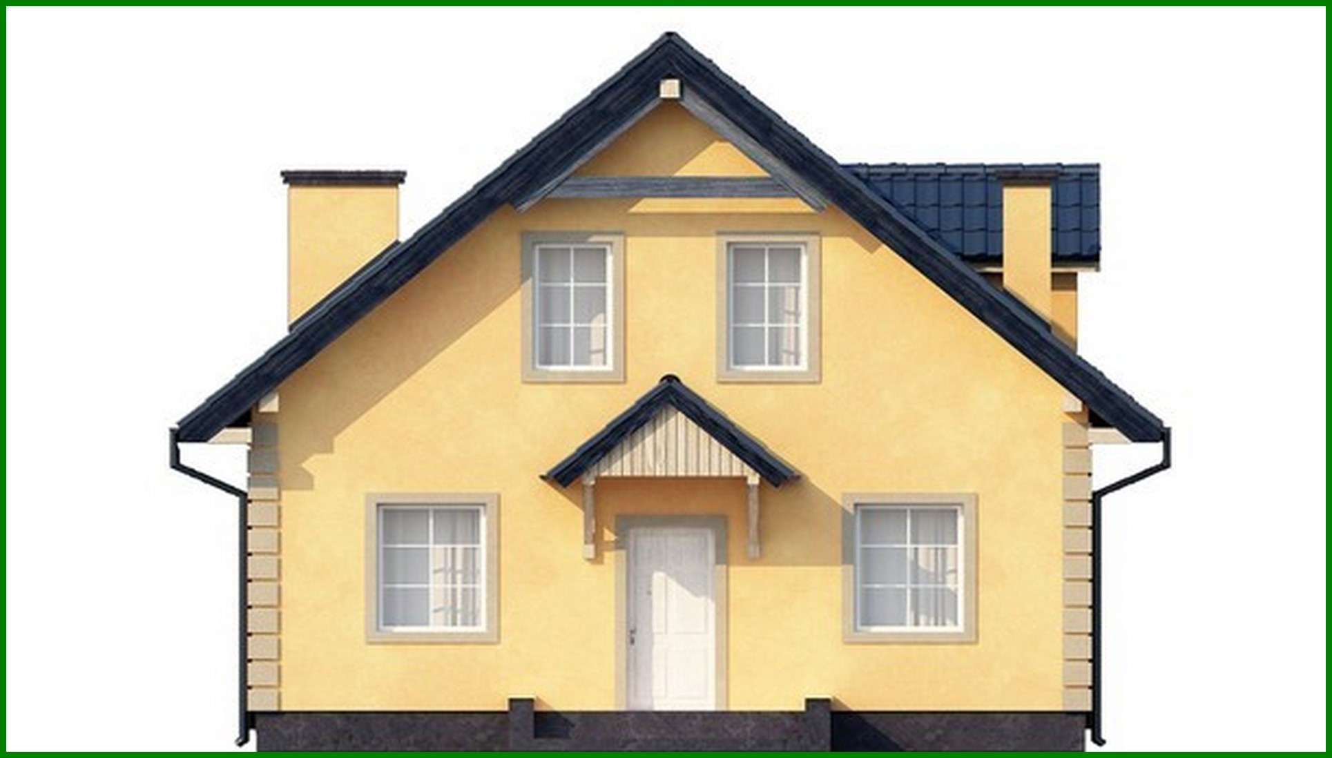 Galería de visualizaciones - Proyecto de una casa con loft de estilo tradicional