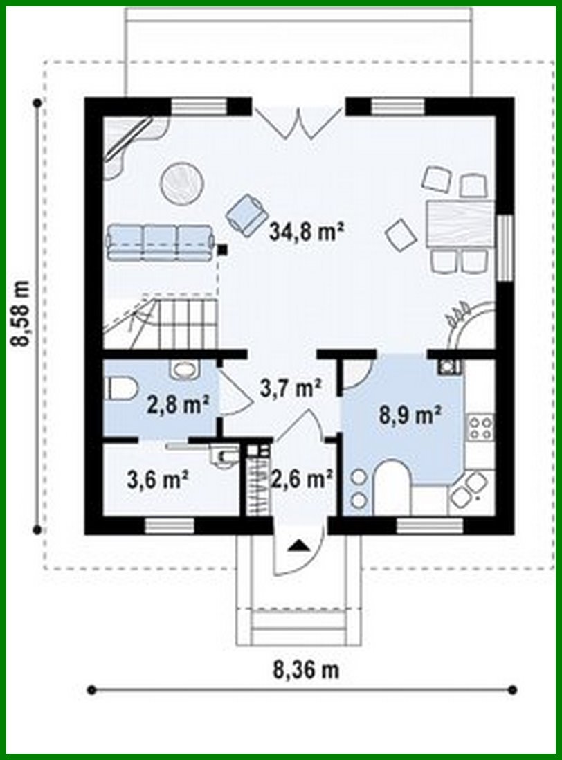 Galería de visualizaciones - Proyecto de una casa con loft de estilo tradicional