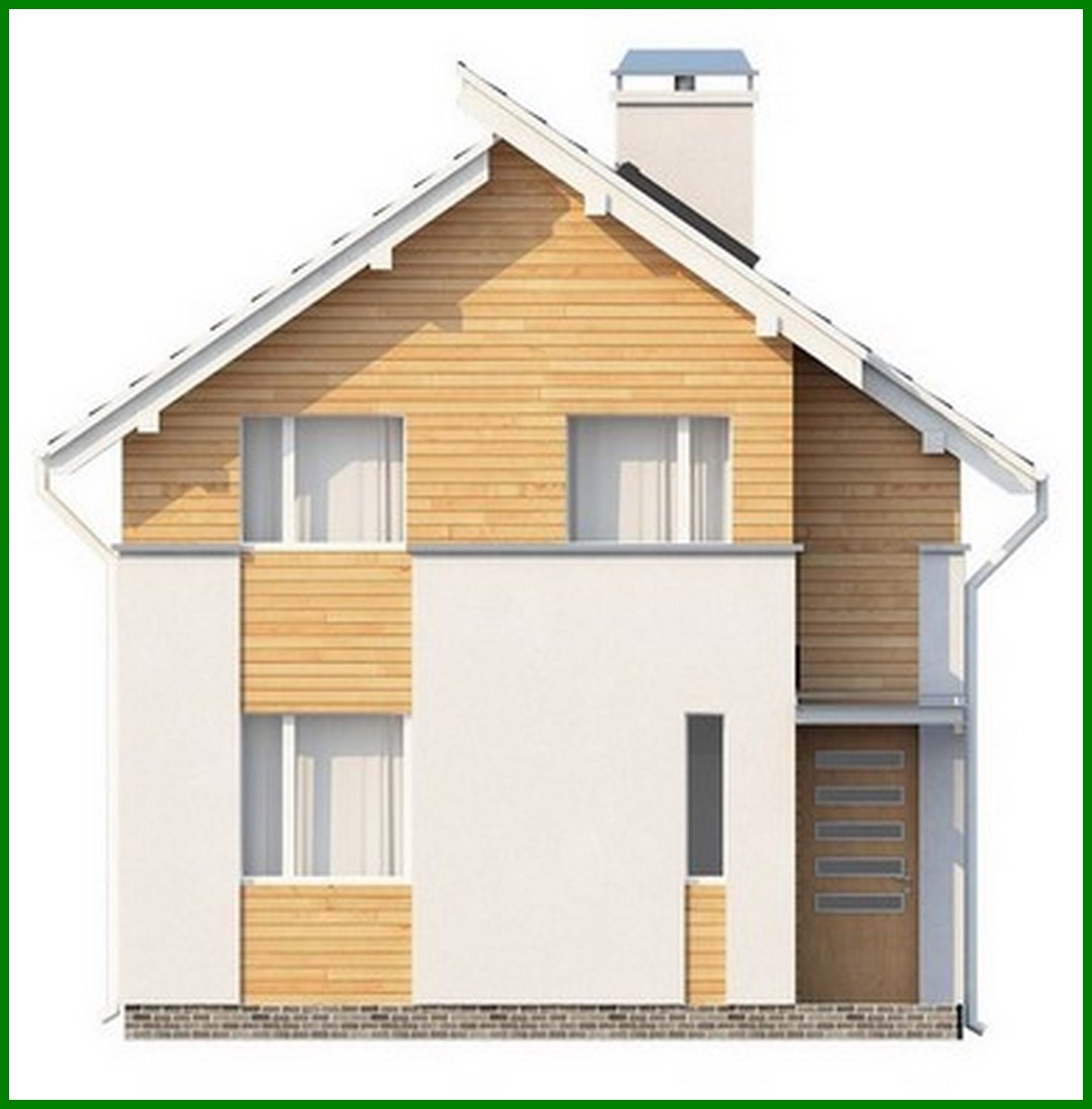 Visualization gallery - The project of a country energy-saving house for a narrow site