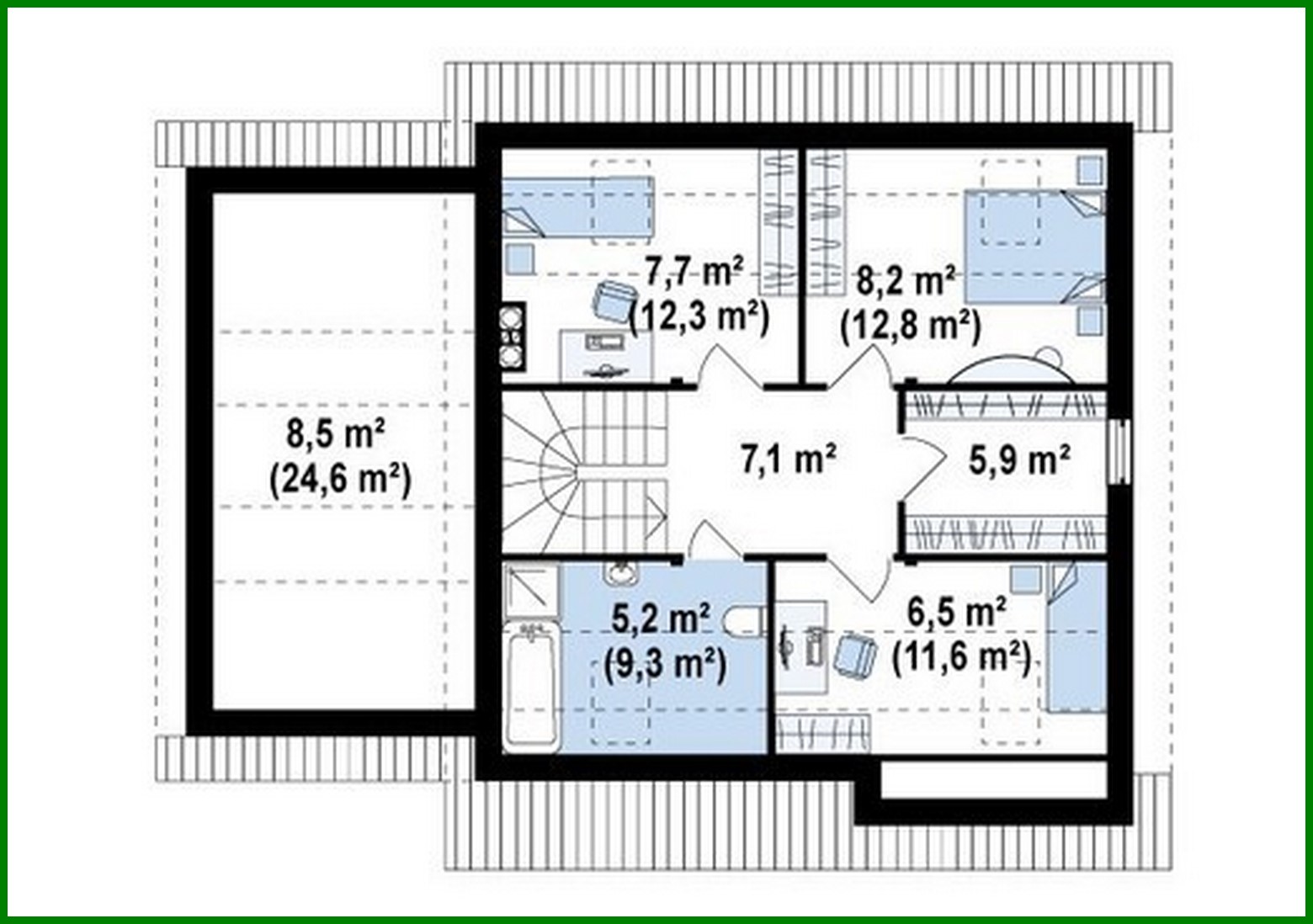 Galería de visualizaciones - Proyecto de una casa con garaje para un coche