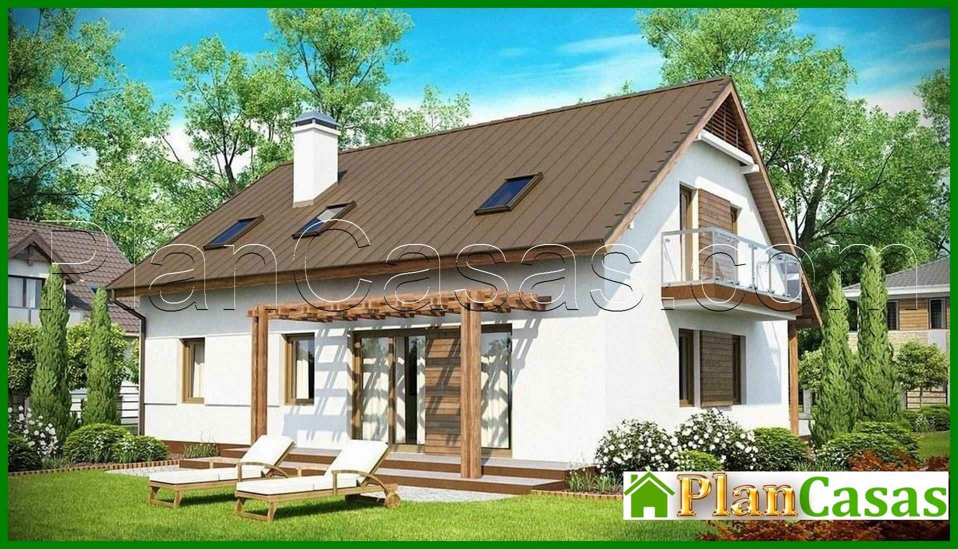 Visualization gallery - Project of a family house with an attic and with an additional bedroom