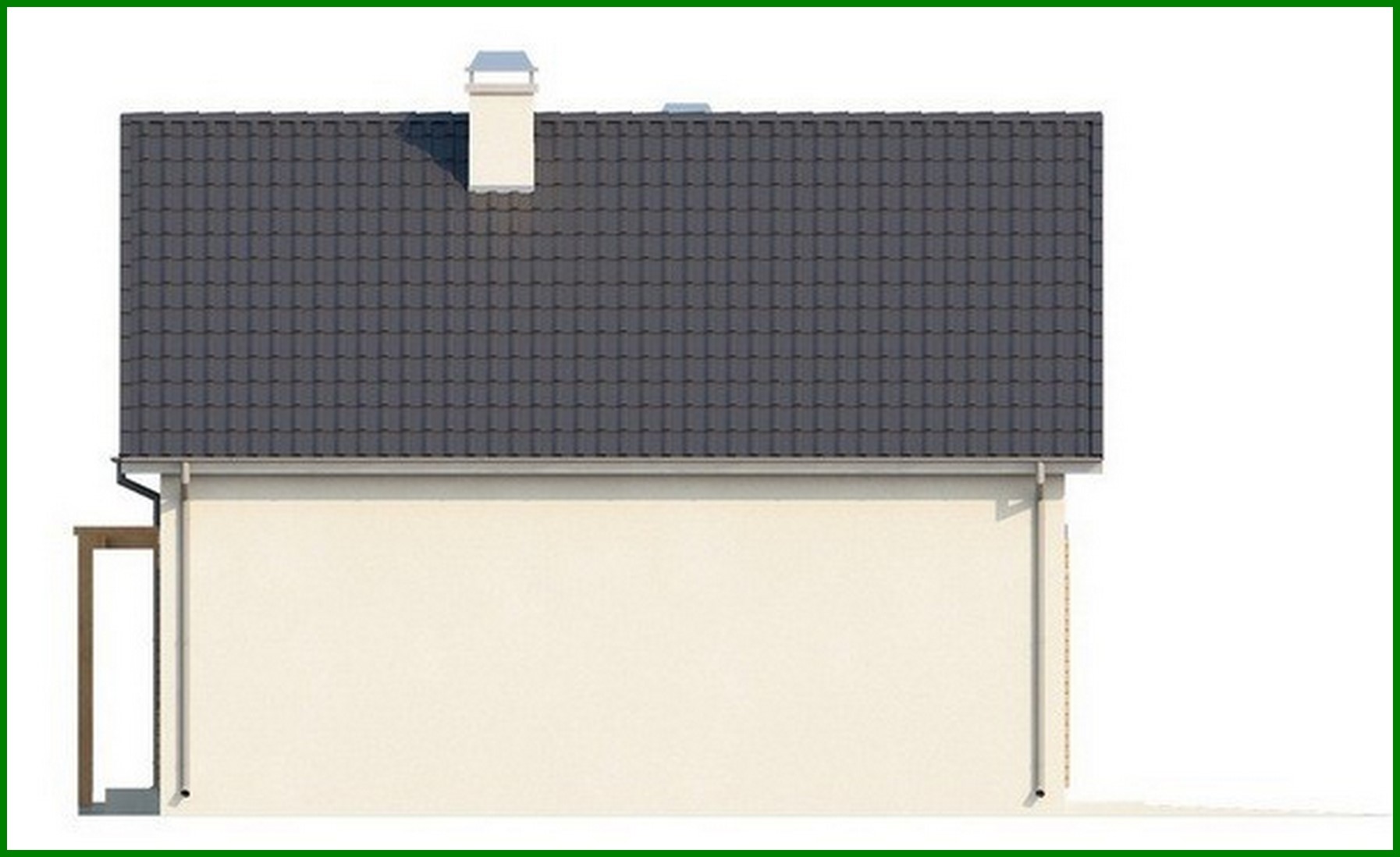 Galería de visualizaciones - Proyecto de una luminosa y cómoda casa de campo con ático y garaje