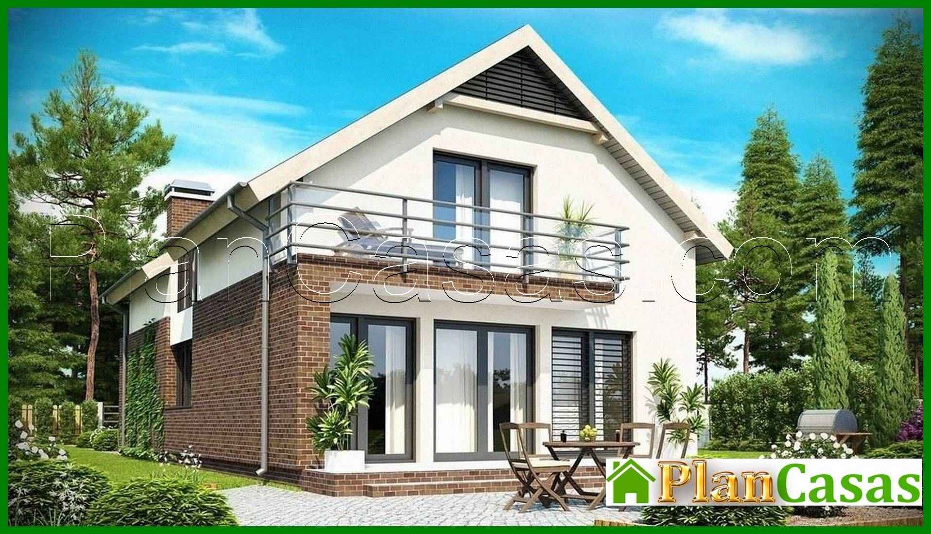 Proyecto de casa con ático y garaje integrado